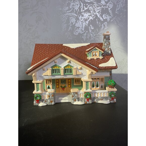 Department 56 Snow Village "Craftsman Cottage" 1992 Christmas Decor - Picture 1 of 10